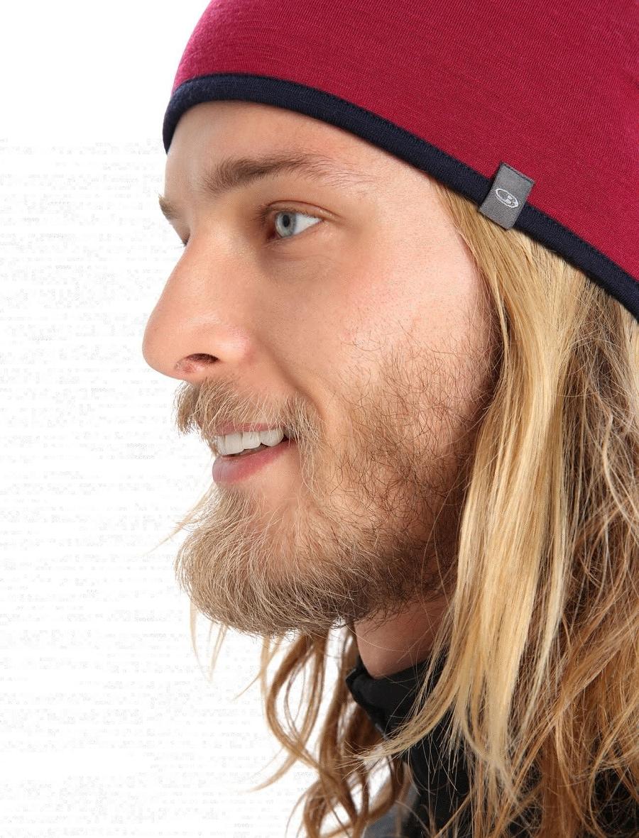 Icebreaker Unisex Merino Pocket Beanie Miesten Hatut Pinkki Laivastonsininen | FI 1103TCEV